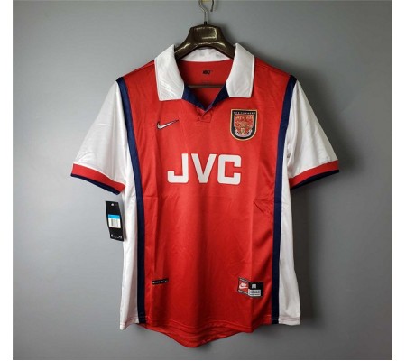 Arsenal 98/99 Home Dark Red Soccer Jersey